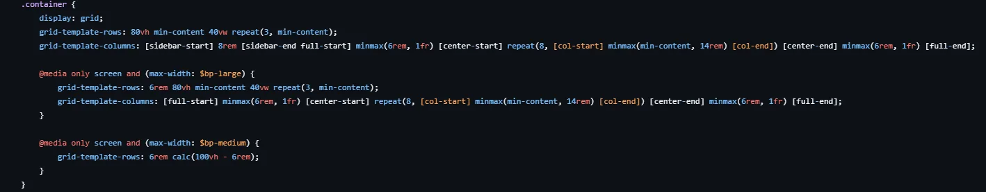 Code CSS Grid