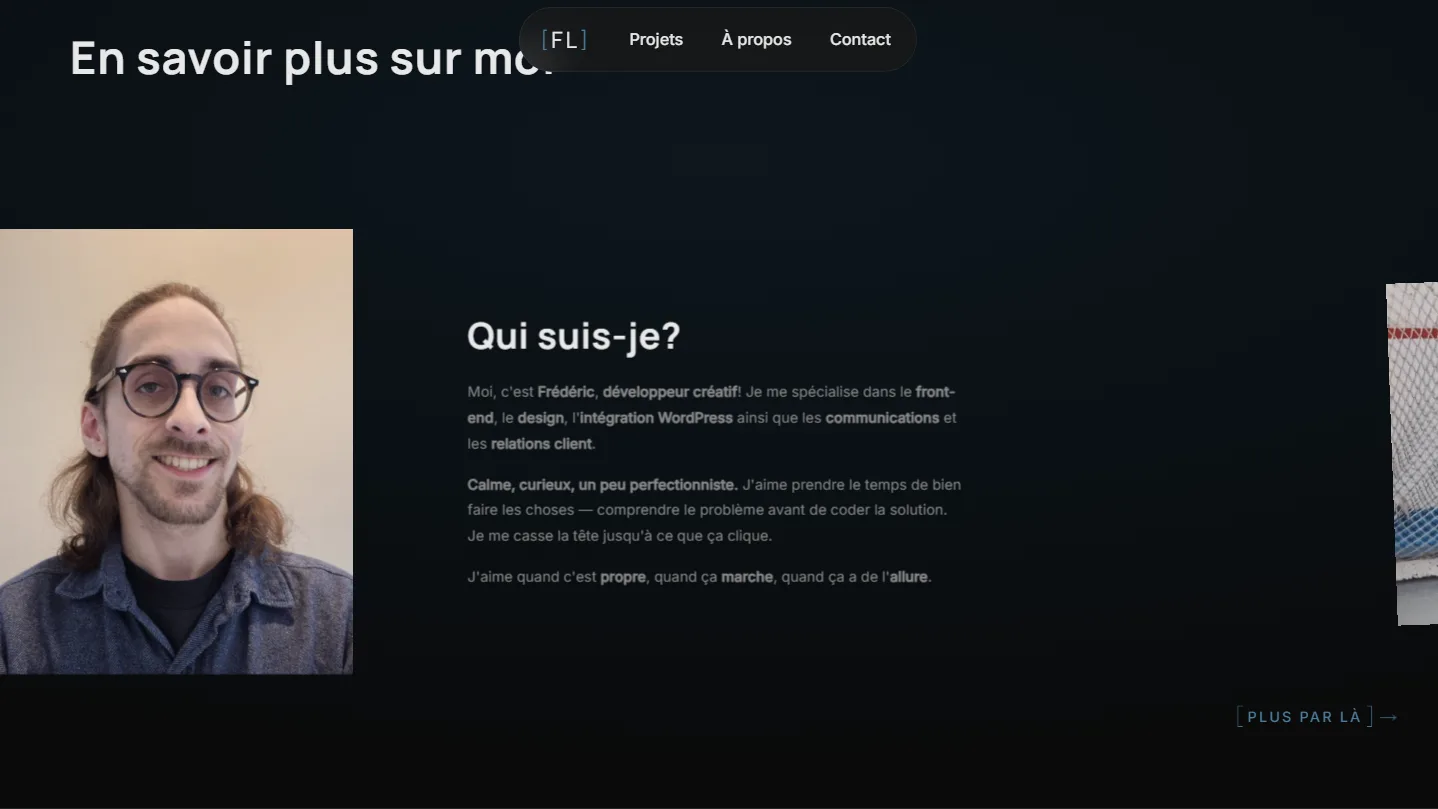 Nouveau portfolio - design responsive